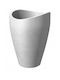 Lumarko Γλάστρα Πλαστική Stony Grey 54x54εκ.