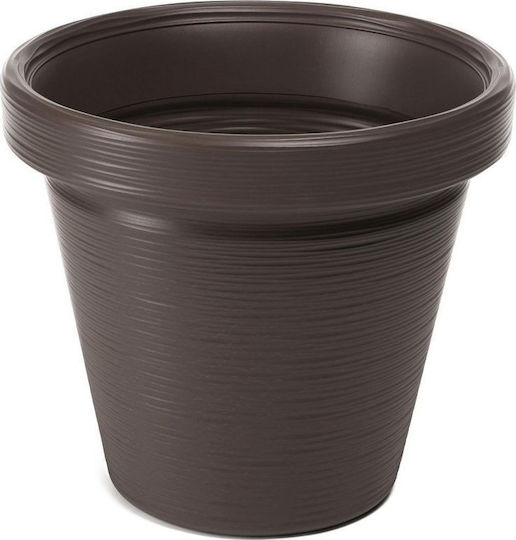 Lamela Kunststoff Blumentopf mit Untersetzer 39x39x34cm