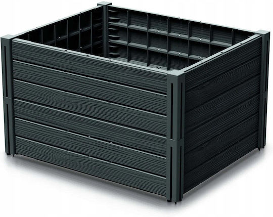 Prosperplast Kunststoff Blumentopf Anthrazit 75,6x61,8x46cm