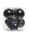 Set Hängende Weihnachtsbaumschmuck Gläser Glasartig Schwarze 8cm 6Stücke