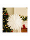 Hängender Weihnachtsbaumschmuck Fenster Papier Weiß 21x26.5cm