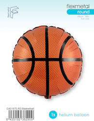 Foil Balloon 18 Round Basketball Clone