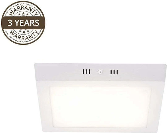 Domoletti LED Panel 18W mit Warmes Weiß Licht 3000K