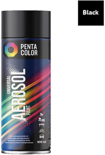 Pentacolor Pentacolor Sprühfarbe mit Matt Effekt Schwarz R-9005 400ml