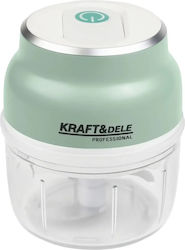 Kraft & Dele Mini Tocatoare Multi 28W cu Recipient 150ml Alb Kraft & Dele Mini Tocatoare Multi 28W cu Recipient 150ml Alb