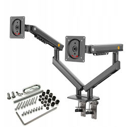 North Bayou A5C Desktop Stand for 2 Monitors up to 32" with Arm