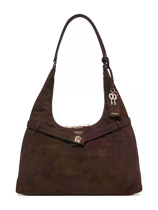 Guess Ella Damen-Schultertasche Espresso Ella