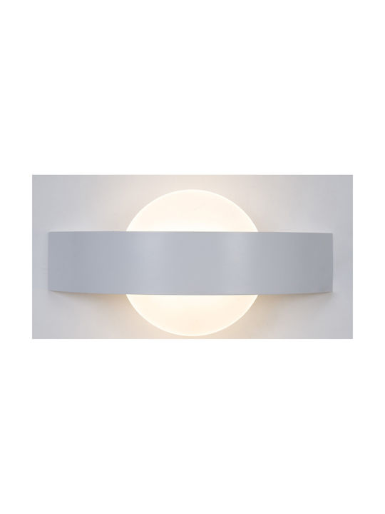 Domoletti Wandleuchte mit Integrierter LED Weiß Domoletti Wandleuchte mit Integrierter LED Weiß