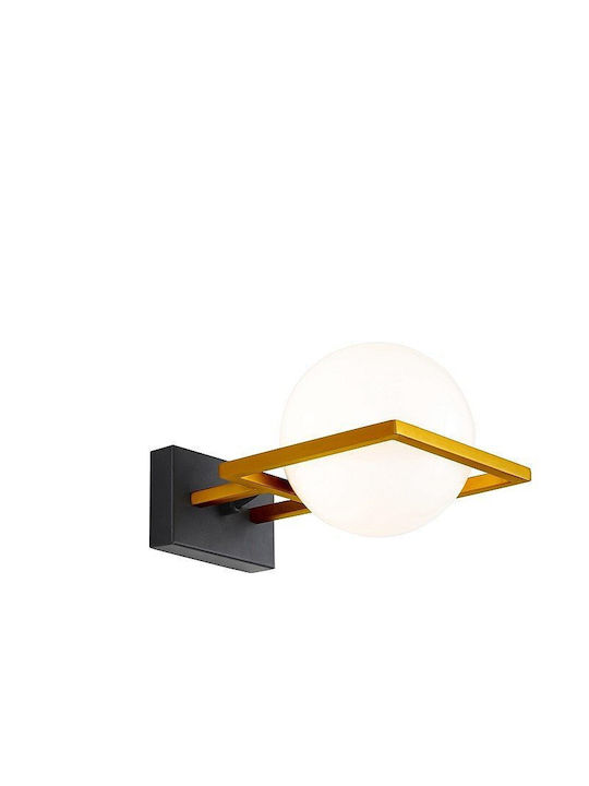 Domoletti Wandleuchte mit Lampenbirnensockel G9 Gold 16cm