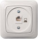 Liregus Single Walled Power Socket White