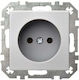 Liregus Single Walled Power Socket Grey