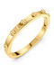 Edblad Women's Gold Plated Steel Handcuff Bracelet 16cm