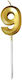 Lumânare Numărul 9 Flippy Model Diamant 5 X 3,4 Cm Aurie
