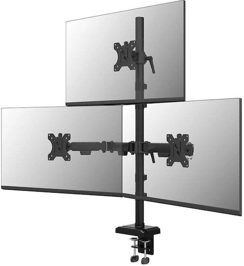Neomounts Desktop Stand for 3 Monitors up to 32" with Extension Arm (DS60-600BL2-1)