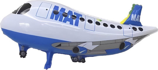 Baloane Zi De Naștere Avion Folie Jumbo Alb 82.5 cm