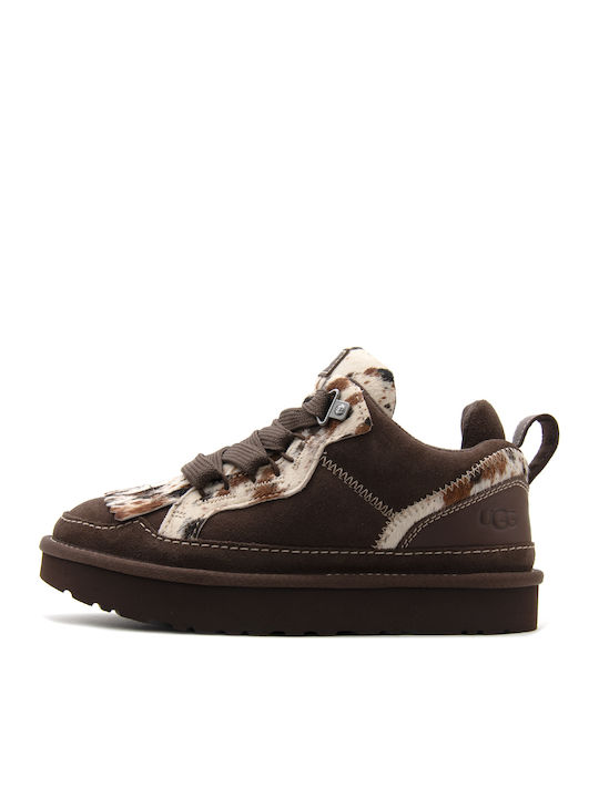 Lowmel Women's Anatomic Sneakers Ecru- Brown