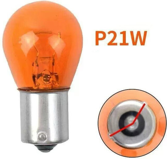 Set 2Stk Autolampen R21w 12v Gelbes Licht Jn-07110 Rl16976