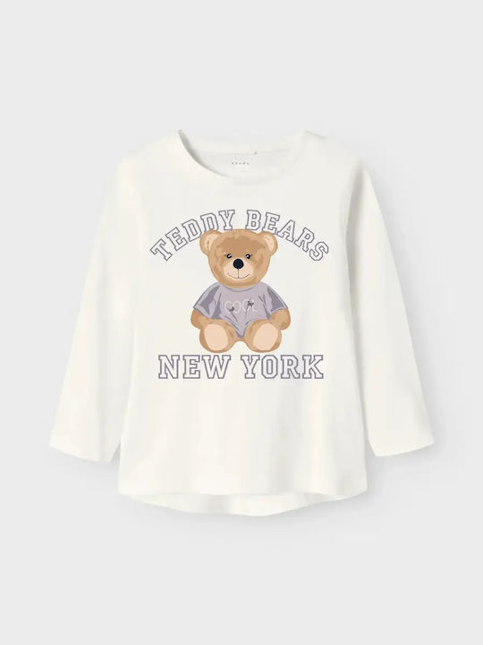Name It Kids Long-Sleeved White Blouse