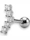 Mentzos Cercei Piercing din Argint