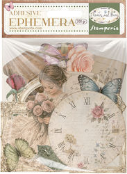 Autocolante Die Cuts-Ephemera Stamperia Flori P...