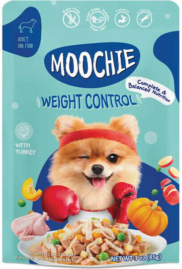 Moochie Nasses Hundefutter mit Türkei und Kürbis ohne Getreide 85g