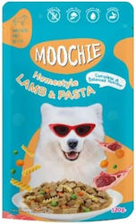 Moochie Течна Храна За Кучета с Агнешко, Паста, Пилешко, Черен Дроб и Морков 120гр Moochie Течна Храна За Кучета с Агнешко, Паста, Пилешко, Черен Дроб и Морков 120гр