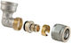 Tdm Brass Double Detachable Pipe Elbow Fitting 1470e 18x3/4 W