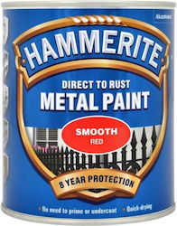 Hammerite Korrosionsinhibitor 0,25 l Rot Glänzende Farbe