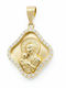 Daskalakis Kinder Amulet Daskalakis mit Jungfrau Maria aus Gold 9K 56734