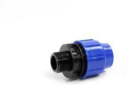 Lovrin Αρσενικός Προσαρμογέας Ø20x1/2 Perla Blue