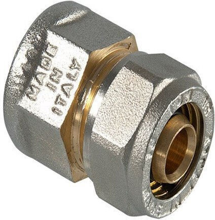 TDM brass Свръзка за Многослойна Тръба 4mm