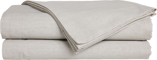 Das Home 5445 5445 Single Bed Sheet 170x260cm Taupe