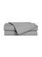 Das Home 5452 Σεντόνι Ημίδιπλο με Λάστιχο 120x200+35εκ. Grey