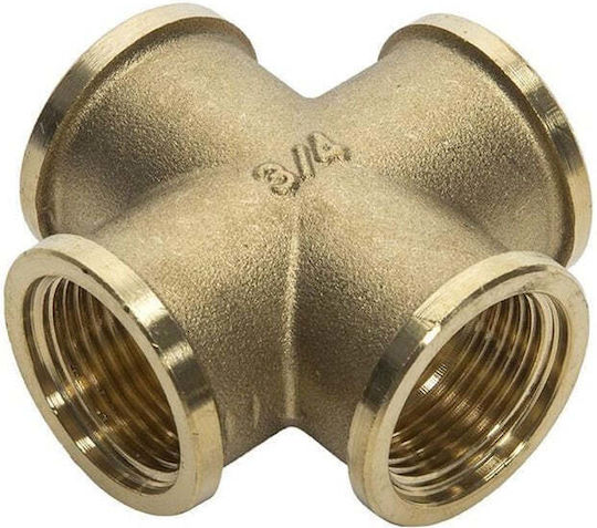 Tdm Brass Four-Way Mixing 3/4 V