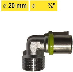 Arco Мъжка Връзка На Тръба 20mm