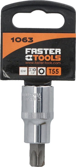 Faster Tools Biți Cu Cap Hexagonal Torx Și Dimensiunea De Conducere 1/2'' Dimensiune Torx (T20)