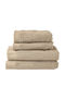 Zone Denmark 4-teiliger Badetuch-Set Classic Camel