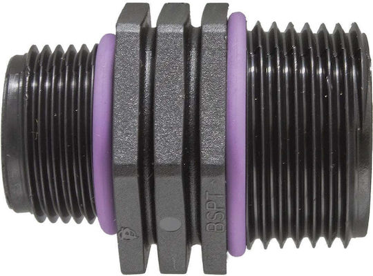Aptel Reducer Hose Fitting 1in x 3/4in M O-ring