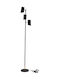 Domoletti Domoletti Stehlampe Mit Lampenbirnensockel Für GU10 Schwarz