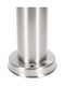 Domoletti Stehlampe mit Lampenbirnensockel für E27 Silber