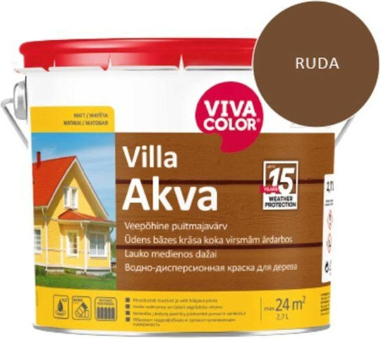 VivaColor Plastik Aquarell Für Äußeres Verwendung Akva Braune 2.7lt