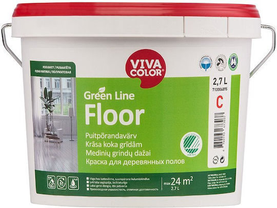 VivaColor Vopsea Acrilică Acrilică Acuarelă Pentru Utilizare Internă Green Line 2.7lt