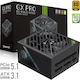 GameMax GX PRO 750G 750W Black Power Supply Full Modular 80 Plus Gold