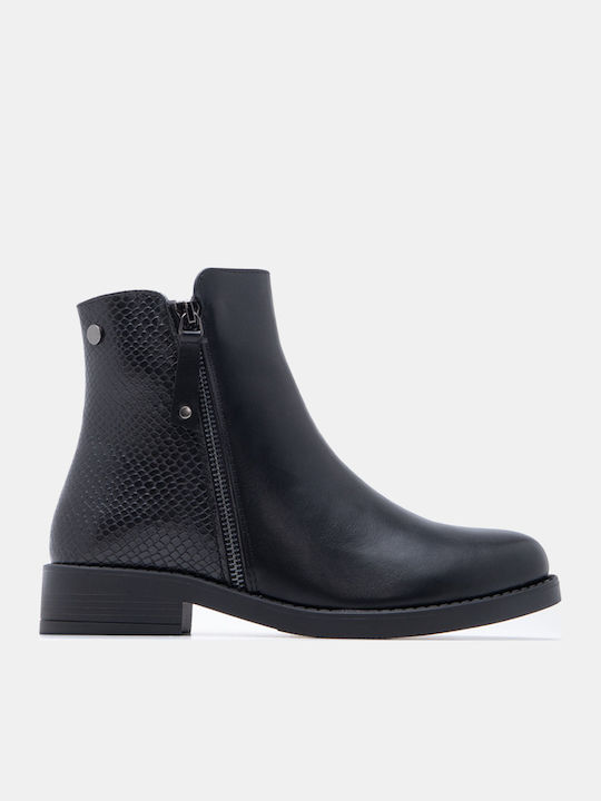 Luigi Wildleder Damen Stiefeletten Schwarz