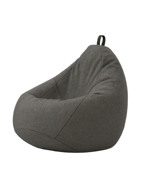 Fotoliu Puf Pară Impermeabil Canvas Graphite 90...