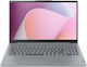 Lenovo Ideapad Slim 3 15AMN8 15.6" IPS FHD (Ryzen 5-40/16GB/512GB SSD/W11 Home) Arctic Grey (UK Keyboard)