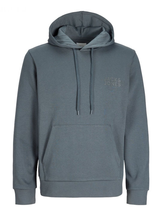 Jack & Jones Φούτερ με Κουκούλα Μπλε