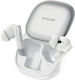 Proove NoLimit In-ear Casti Bluetooth Handsfree Cu Rezistență la Transpirație și Husă de Încărcare Albe