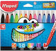 Maped Maped Zeichenstifte Zeichnung Dicke Neon Set 12 Farben