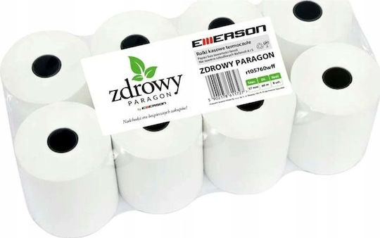 Emerson Термична Касова Лента за Касов Апарат с Дължина 60m 55gr/m² 8 Бройки